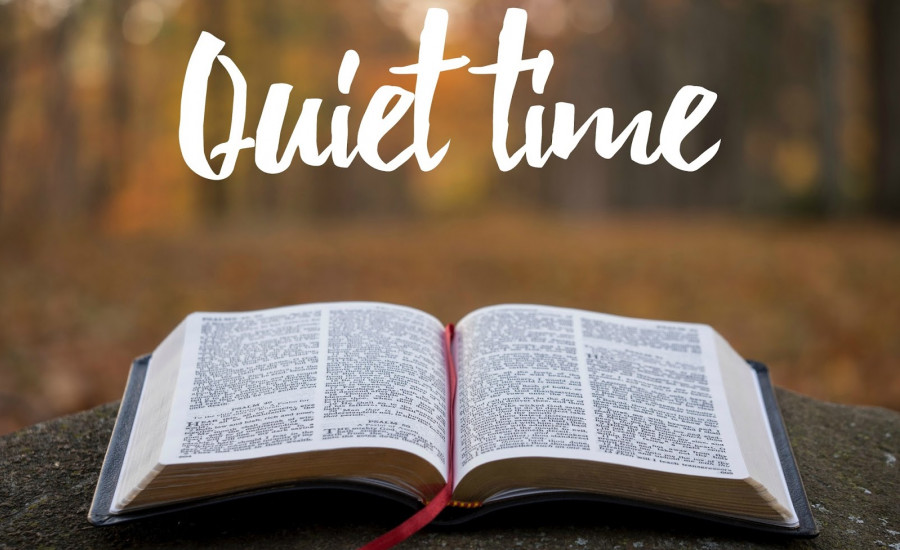 Bible Book and quite time routine